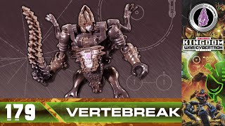 Transformers Kingdom VERTEBREAK 2020  Kit Katastrophe Reviews 179 [upl. by Inoliel256]