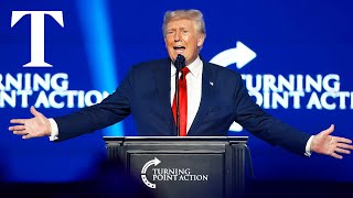 LIVE Donald Trump speaks at Turning Point summit in Florida [upl. by Assenahs]