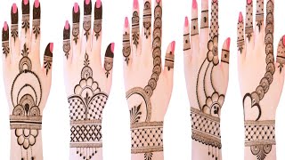 New stylish mehndi design  Back hand mehndi design  easy mehndi design  mehndi  Mehandi [upl. by Neehahs608]