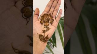 Learn Flower Henna tutorial shorts hennadesign tutorial [upl. by Adnolay732]