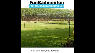 Why choose FunBadmenton  Portable Badminton Court [upl. by Delp]