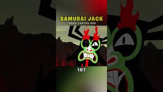 SamuraiJack 😲 TODOS CONTRA AKU ⌛ resumen mauspe 187 [upl. by Oiretule]