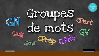 Les groupes de mots [upl. by Engedi]