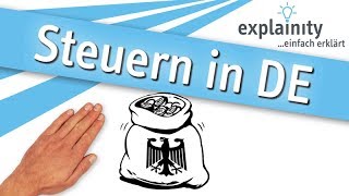 Steuern in Deutschland einfach erklärt explainity® Erklärvideo [upl. by Akere]