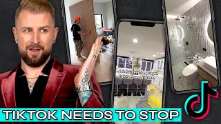 TikTok Won’t Stop with the Terrible Home DIY Renovations Please we are begging [upl. by Drescher]