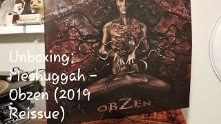 Vinyl Unboxing Meshuggah  Obzen 2008 2019 Black Reissue Nuclear Blast 27361 46701 [upl. by Aihsirt846]