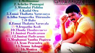 Thalapathy Vijay Melody Hit Songs  Tamil Melody Songs  tamilmelodysongs Tamilsongs [upl. by Alenairam]