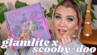 NEW GLAMLITE X SCOOBY DOO MAKEUP COLLECTION review  swatches  Paige Koren [upl. by Richlad]