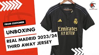 Real Madrid 202324 Third Away Jersey Review  Soccerdealshop [upl. by Niatsirk]