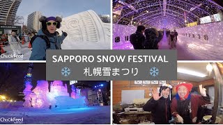 Sapporo Snow Festival Adventure [upl. by Johansen]