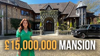 Inside a Luxury £15 Million Mansion in an Exclusive Hertfordshire Address  Property Tour [upl. by Anawit]