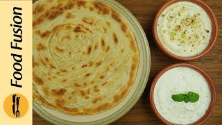 Lacha Paratha wtih Creamy Dips Recipe By Food Fusion [upl. by Opalina]