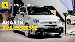 Abarth 500 595 Essesse  Il ritorno al Salone di Ginevra 2019 con 180 CV [upl. by Ledarf]