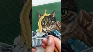 Co kot robi w śmietniku 🤔 koty catpainting cats [upl. by Aihsenad]