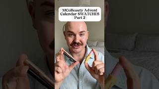 🎁 MCoBeauty Advent Calendar Swatches 💄 Part 2 adventcalendar [upl. by Cenac286]