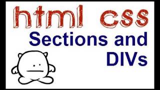 HTML5 Structure  Sections and DIVS [upl. by Lieberman]