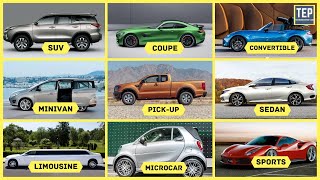 Different Types of Car Body Style  Every Car Shape Explained [upl. by Aniale563]