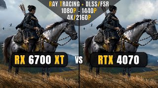 RX 6700 XT vs RTX 4070  1080P 1440P 4K RTDLSSFSR 3  Ultimate Gaming Comparison [upl. by Leziar314]