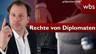 Dürfen sich Diplomaten alles erlauben 10 Fakten  Rechtsanwalt Christian Solmecke [upl. by Lyrehs583]