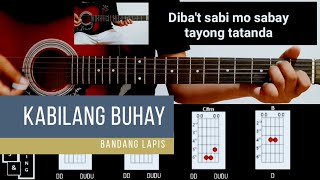 Kabilang Buhay by Bandang Lapis Easy Guitar Chords [upl. by Ellon]