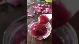 Homemade Lip Gloss  Lip Balm for Pink Lips  Organic Rose Lip Balm shorts [upl. by Gwendolin296]