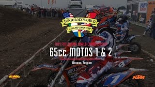 2014 Junior World Championship 65cc ft Reynolds  Shimoda  Lawrence  vurbmoto [upl. by Marquez]