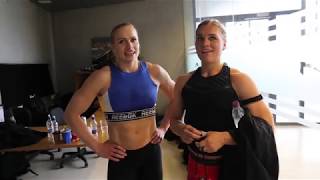 Behind the Scenes with Annie Thorisdottir and Katrin Davidsdottir [upl. by Akemahs]