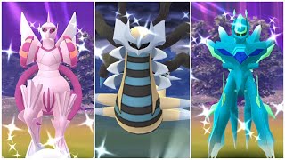 Origin Dialga Palkia and Giratina Raid invite Pokemon GO  Sinnoh Tour [upl. by Hoffer]