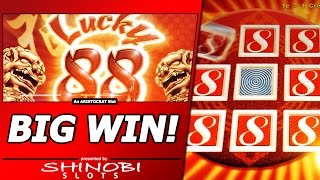 Lucky 88 Slot Bonus  Dice Feature Big Win with ReTrigger [upl. by Scevour]