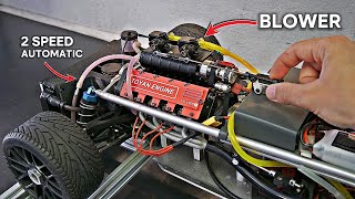 RC V8 Car w SUPERCHARGER amp Auto Gearbox [upl. by Rehoptsirhc]