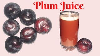 HOW TO MAKE PLUM JUICE [upl. by Jamin110]