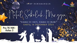 NATAL SEKOLAH MINGGU  16 DESEMBER 2023 [upl. by Frasco]