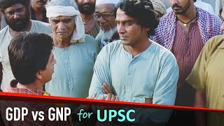 GDP vs GNP  Gross National Product   Indian Economy by Bookstawa for UPSC [upl. by Hadihahs]