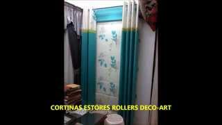 CORTINAS ESTORES ROLLERS DECOART EN GAMARRA [upl. by Gibbie]