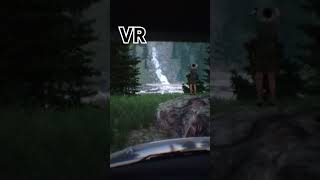 American Truck Simulator VR through the lens Reverb G2 Virtual Reality VR [upl. by Nnaharas]