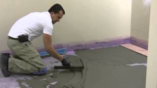 How To Float And Prepare Floor For Tile Installation [upl. by Star237]