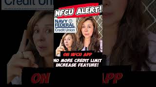 shorts No more Credit Limit Increase on Navy Federal App nfcu credit creditcard creditlimit [upl. by Zug]