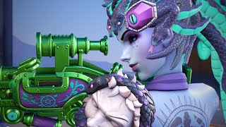 Euryale Widowmaker Skin Preview  Gold amp Jade Weapons [upl. by Winfrid]