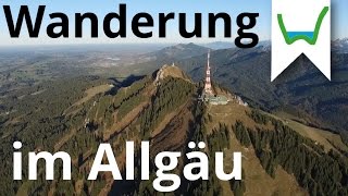 🙂Wandern im ☺️ Allgäu  Wanderung zum Grünten Wächter des Allgäu [upl. by Nikral]