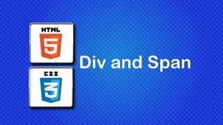 HTML5 and CSS3 Beginner Tutorial 19  Div and Span [upl. by Aisinoid]