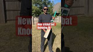 Preparing new cricket bat  knocking in cricket cricketlover ipl [upl. by Pizor]