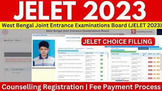 JELET 2024 Counselling  Registration  FEE Payment  Choice Filling Process Step by Step [upl. by Yolanda370]