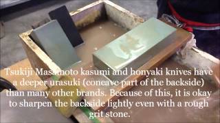 Tsukiji Masamoto Sharpening Stones [upl. by Annahsad698]