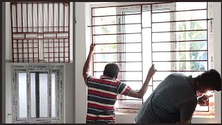 Grill Installation For UPVC Windows  Sliding Window Safety Grill Welding Work In Urapakkam Chennai [upl. by Thebazile541]