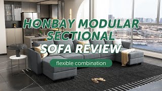 HONBAY Modular Sectional Sofa Review  Comfort Style amp Flexibility for Any Living Space [upl. by Kane]