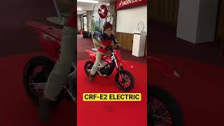 7 YEAR OLD DEMOS CRF50 CRFE2 CRF110 HONDA DIRT BIKES😍🎄🎁 christmas present dirtbike shorts [upl. by Hermon548]