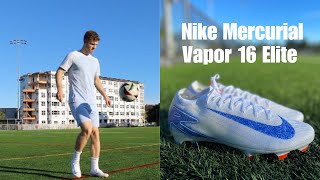 Nike Mercurial Vapor 16 Elite Blueprint TestUnboxing Exclusive First Look [upl. by Yenar]