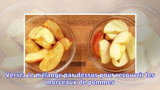 LAstuce Qui Marche Pour Empêcher une Pomme Coupée de Noircir [upl. by Araet]