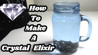 How To Make A Crystal Elixir 💎 SHUNGITE Crystal Infused Healing Water 💧 [upl. by Janina]