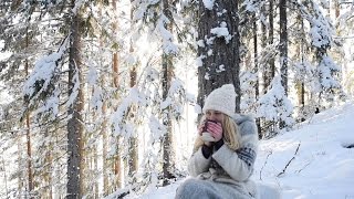 Tallbarrste i skogen  Pine needle tea [upl. by Ulphia]